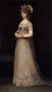 Francisco Goya Painting - Portrait of the Countess of Chincon Francisco de Goya